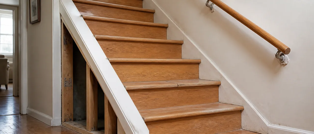 Educational illustration explaining how much does it cost to fix unsafe stairs.