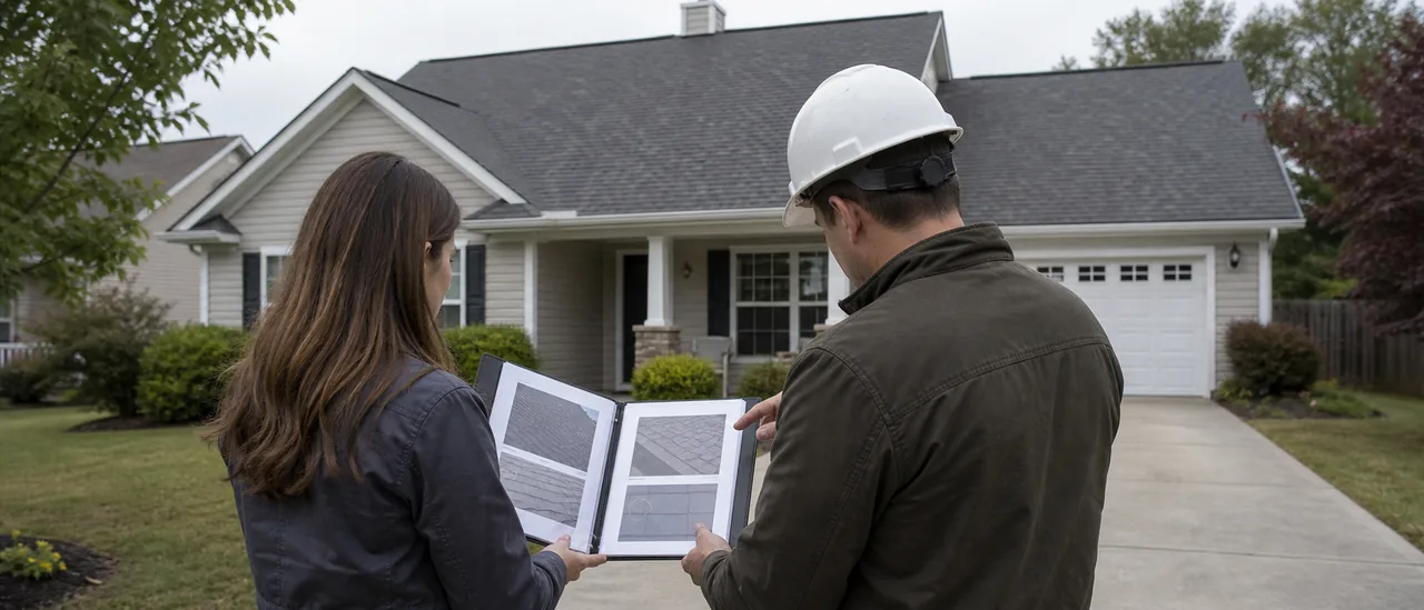 Educational illustration explaining can i use the roof report with another roofing company.
