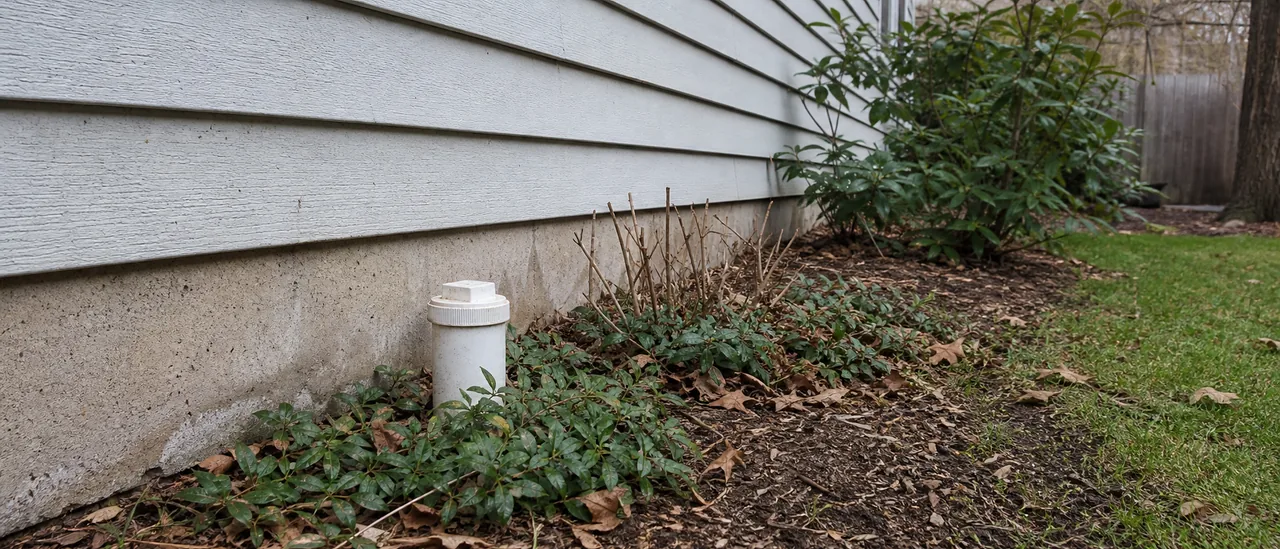 Educational illustration explaining what do missing drain cleanouts mean on a home inspection.