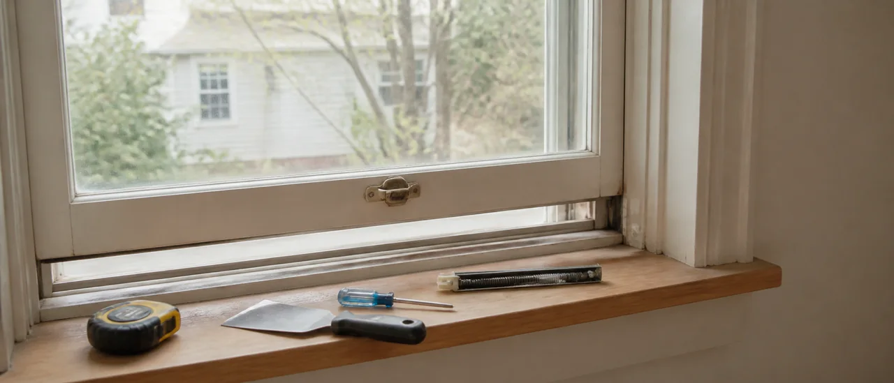 Educational illustration explaining how much does it cost to fix windows that do not open.