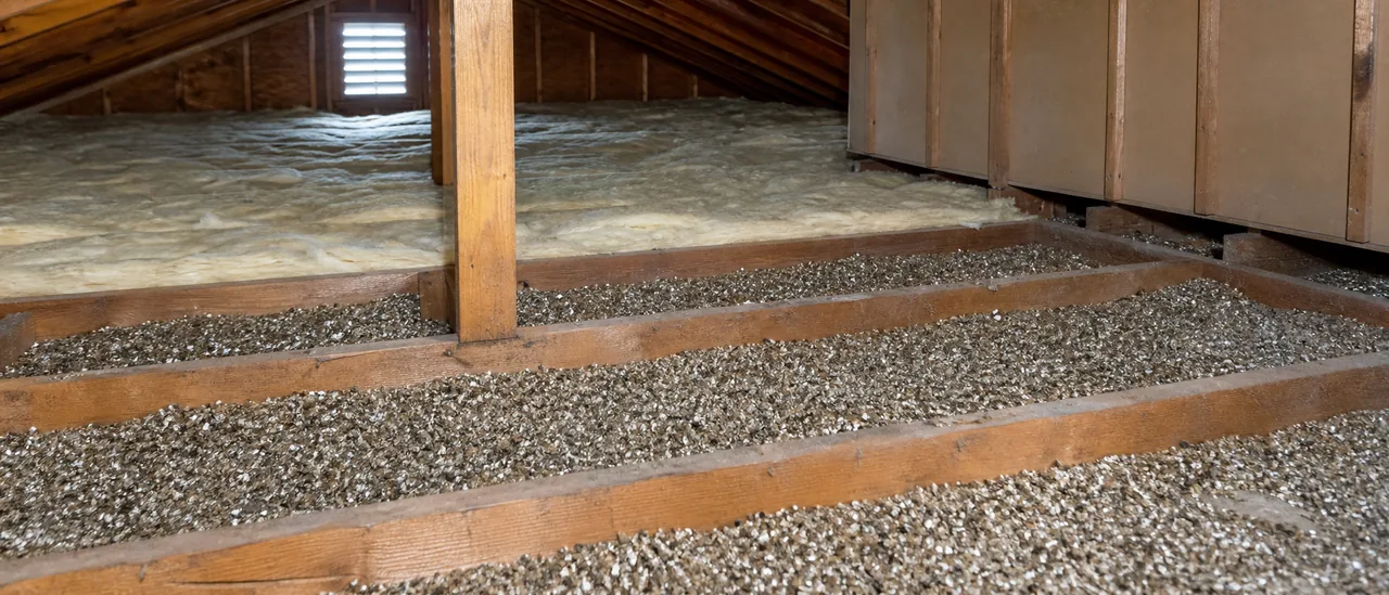 Educational illustration explaining can a home inspector miss vermiculite insulation.