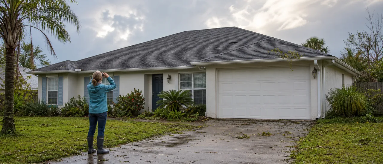 Educational illustration explaining how soon should i inspect my roof after a hurricane.