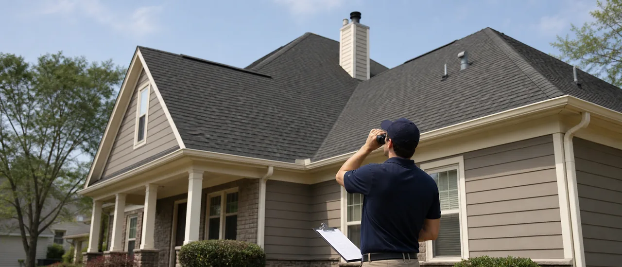 Educational illustration explaining can i waive a roof inspection when buying a house.