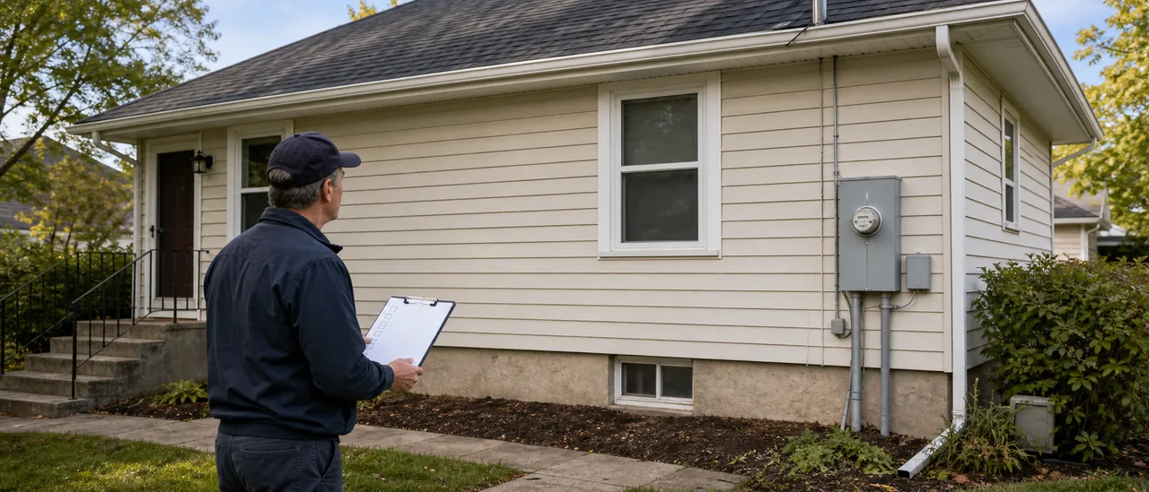 Educational illustration explaining does va require a home inspection.