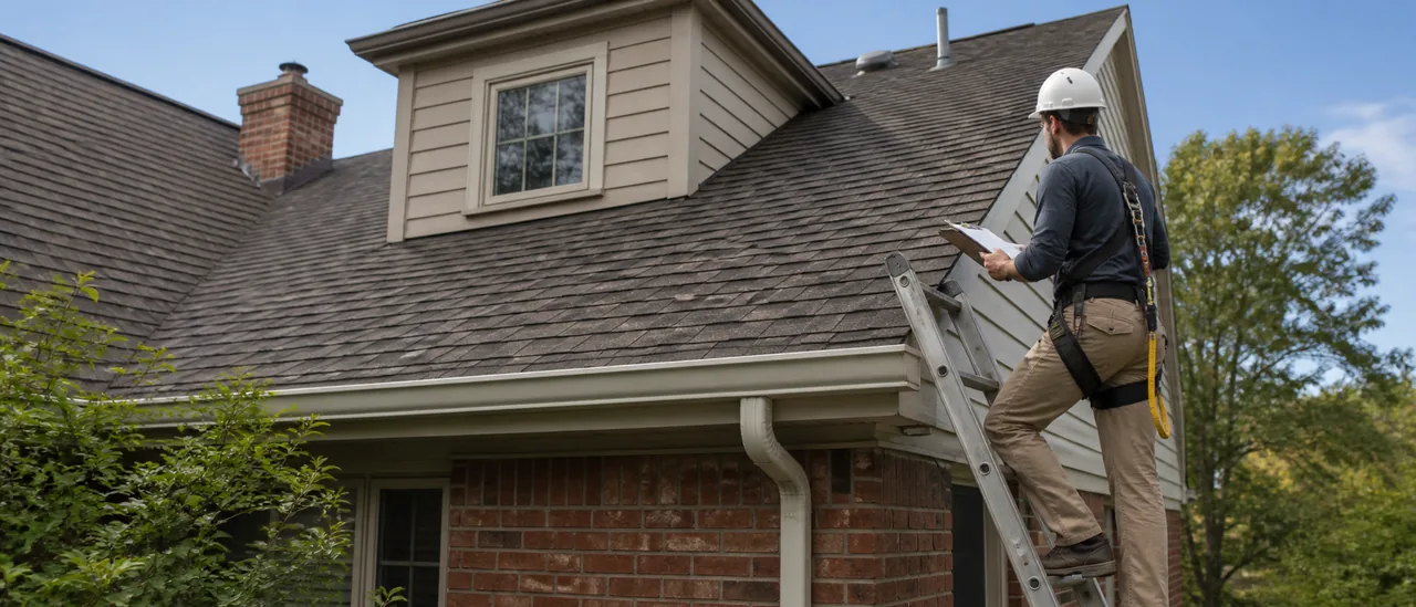 Educational illustration explaining how much does a roof inspection cost.