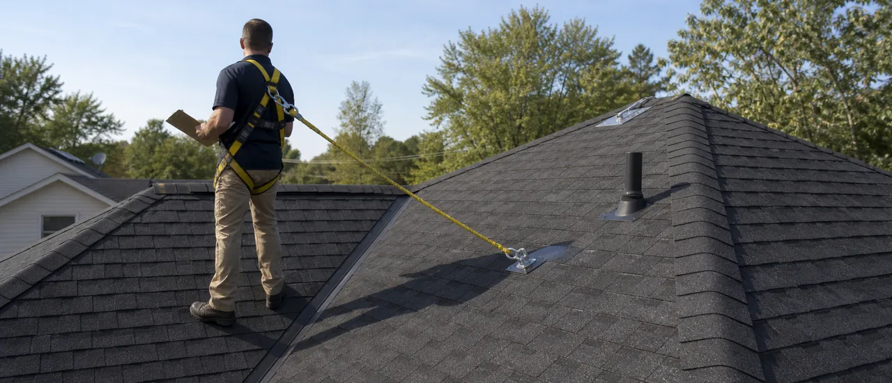Educational illustration explaining when should a new roof be inspected after installation.