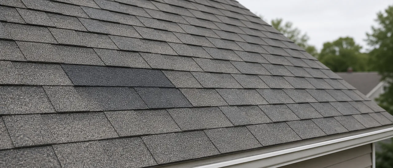 Educational illustration explaining what if matching shingles are unavailable.
