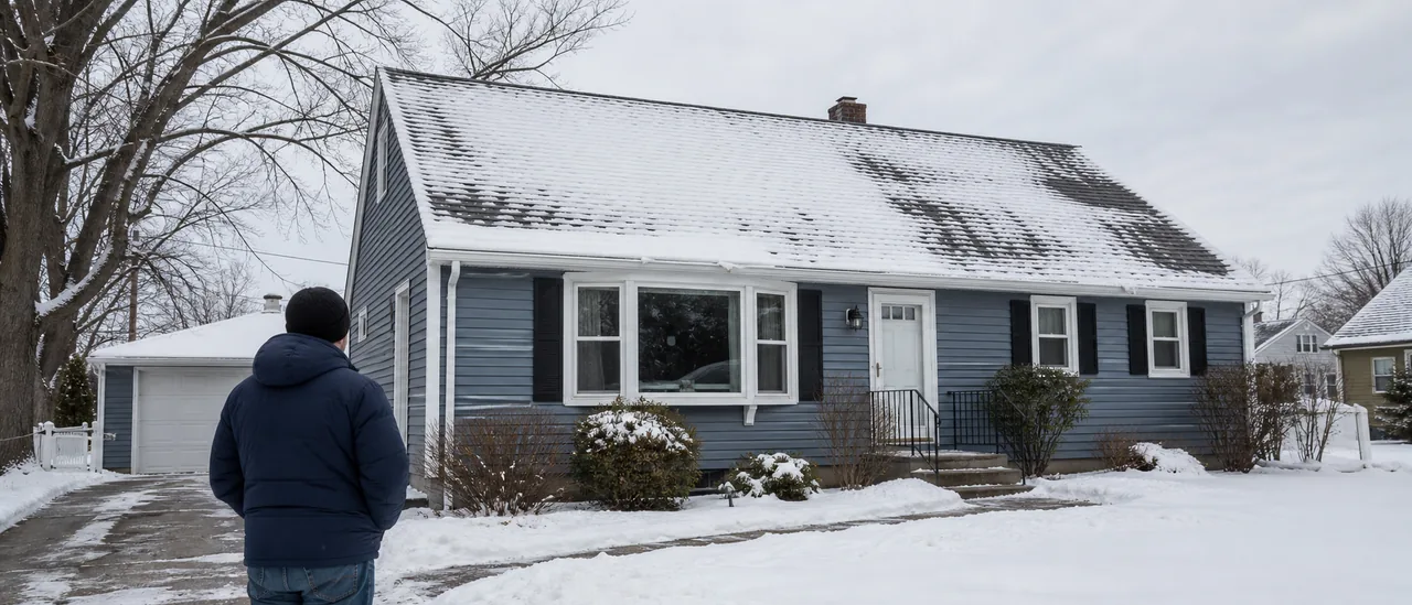 Educational illustration explaining how soon should i inspect my roof after heavy snow.