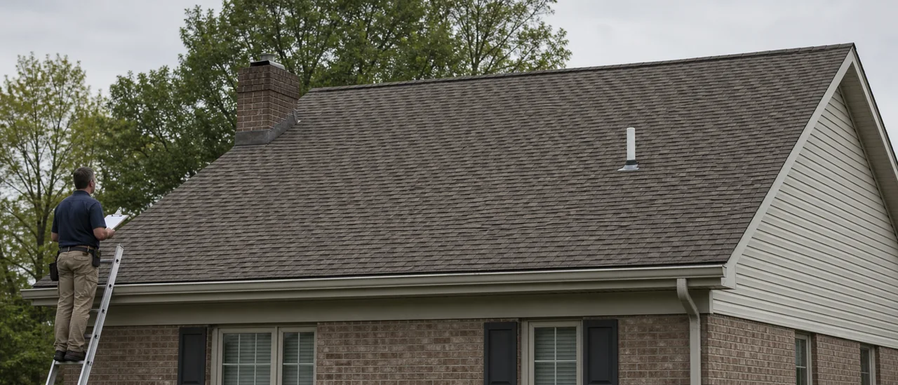 Educational illustration explaining what can a roof inspection find.