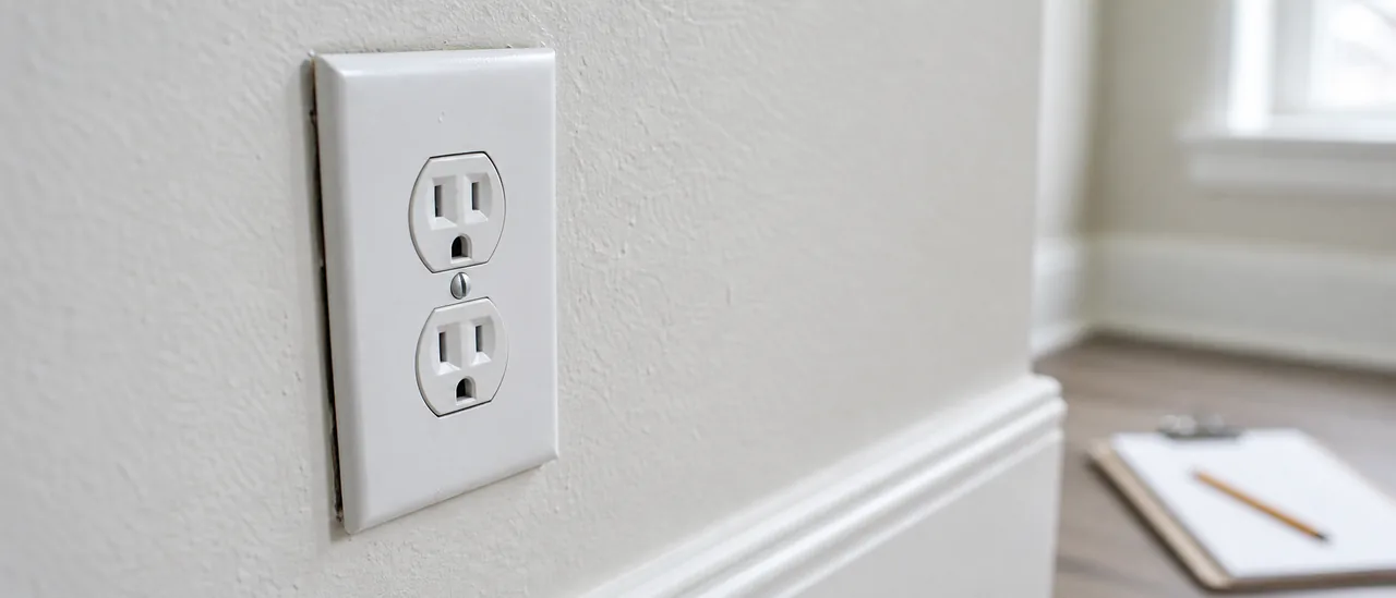 Educational illustration explaining what do loose outlets mean on a home inspection.
