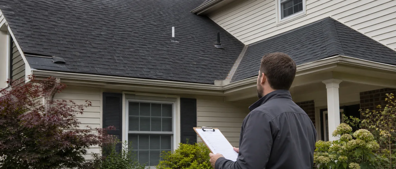 Educational illustration explaining can i sell a house with a failed roof inspection.