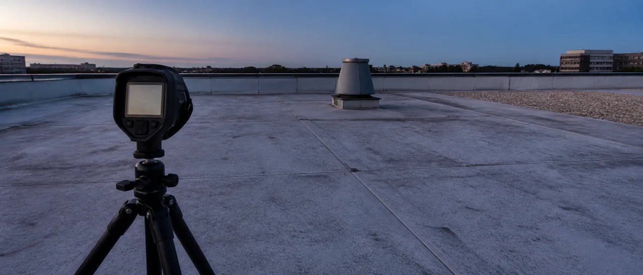 Educational illustration explaining what are the limitations of infrared roof inspections.