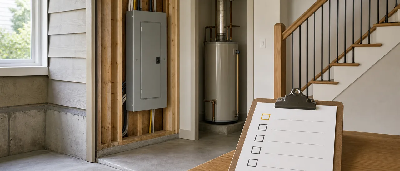 Educational illustration explaining what is a material defect in a home inspection.