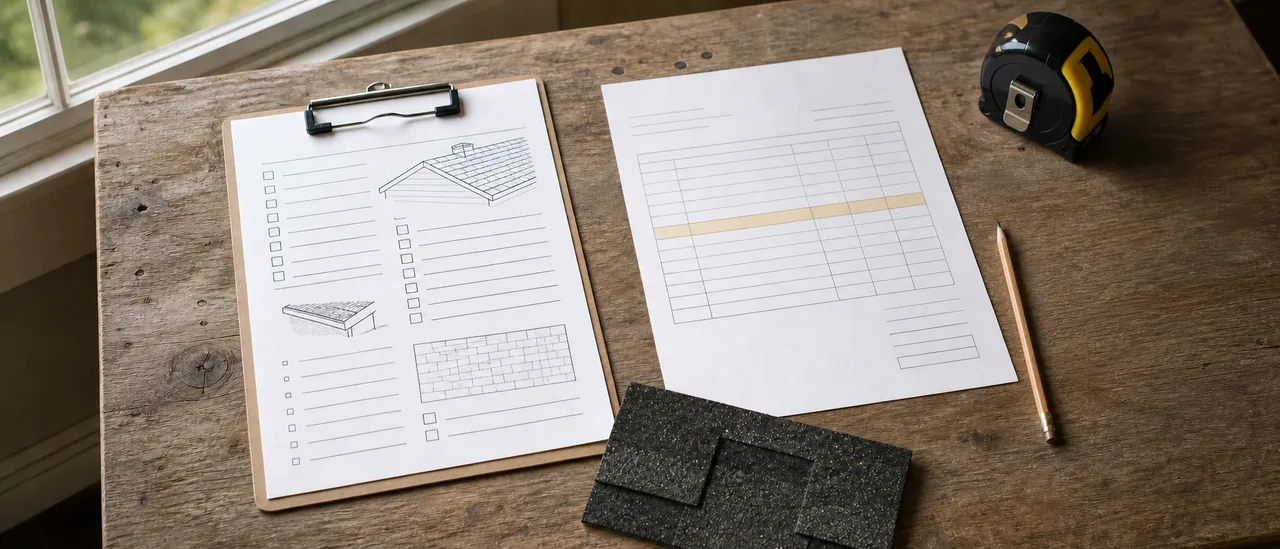 Educational illustration explaining can the inspection fee be credited toward roof repairs.
