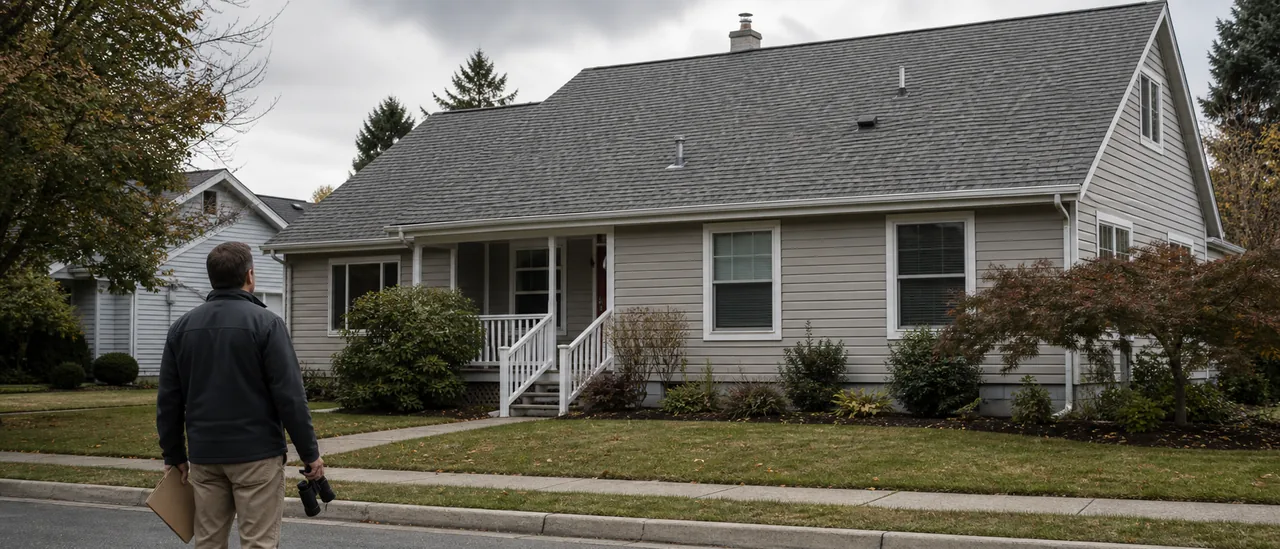 Educational illustration explaining how should an unknown roof age affect a home purchase.