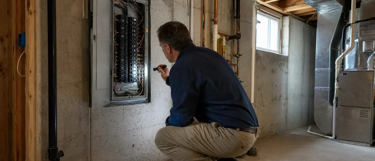 Educational illustration explaining what does a home inspection include.