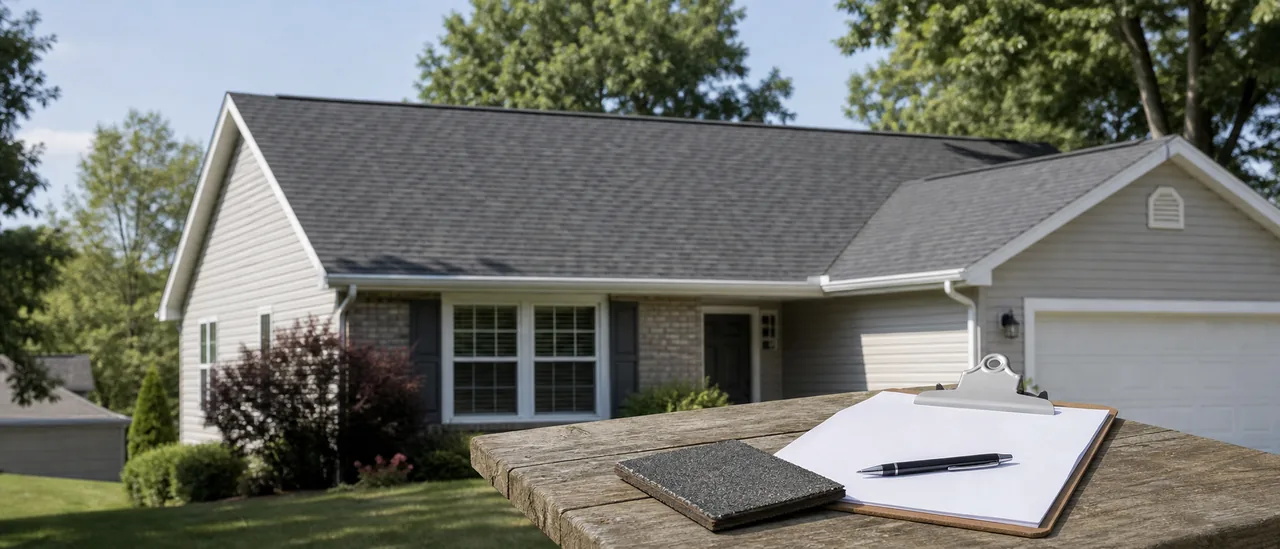 Educational illustration explaining when is roof depreciation paid back.