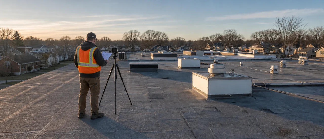 Educational illustration explaining how much does an infrared roof inspection cost.
