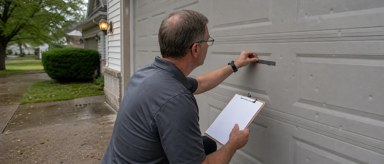 Educational illustration explaining how long does it take to get a hail-damage estimate.