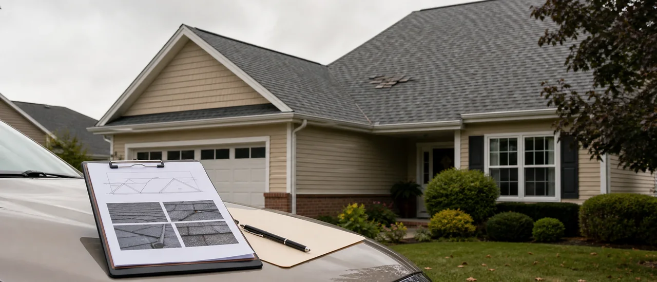 Educational illustration explaining can a buyer cancel because of a bad roof inspection.